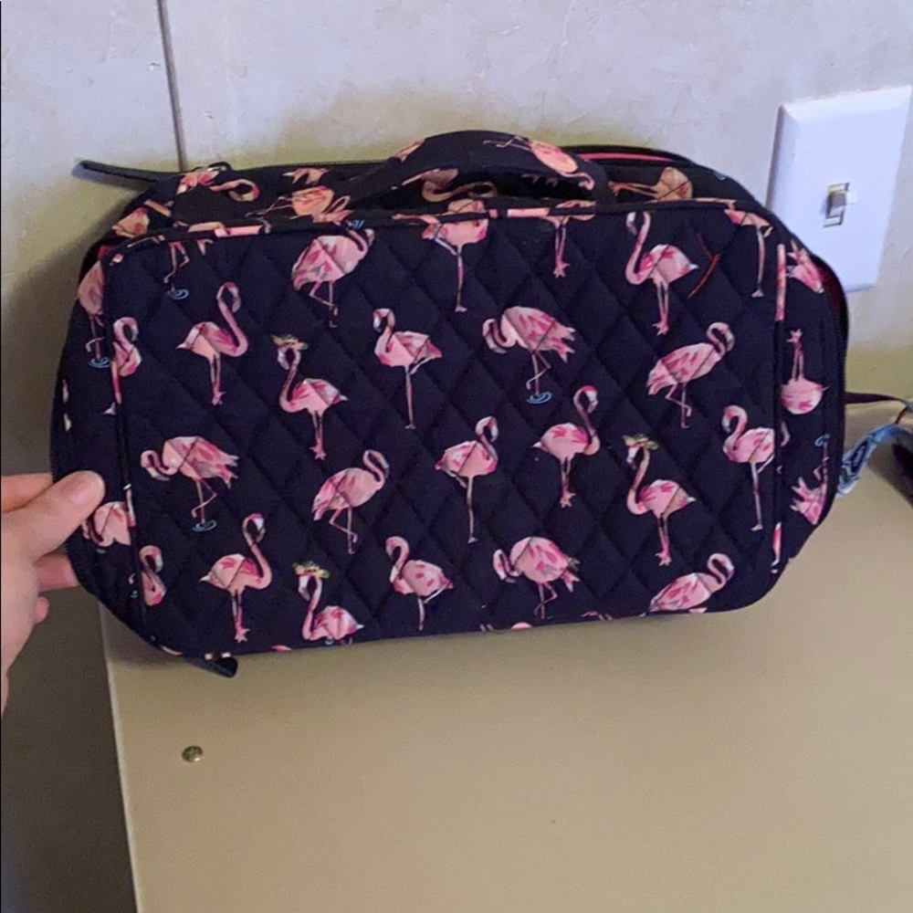 Vera Bradley Large Blush and Brush Cosmetic Bag